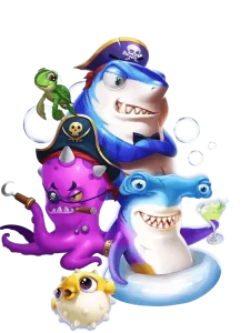 BOOM355 fishing game lobby interface showcasing vibrant underwater themes